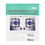 Mr. Chef Stove Top Protectors Single Opening - Silver