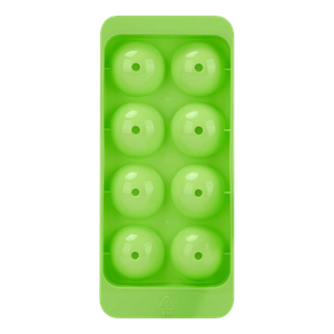 Mr. Chef 8 Hole Round Ice Cube Mould - Green