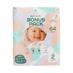 Bumbum Mega Pack Size 2 Diapers