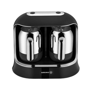 ماكينة تحضير القهوة 18/10 ستانلس ستيل 4+4 أكواب من كوركماز