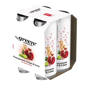 Green Mocktails Pomegranate Ginger & Lime Drink