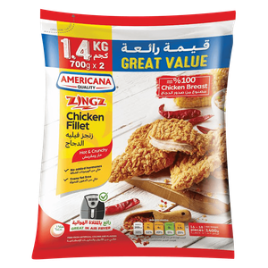 Americana Frozen Zingz Hot & Crunchy Chicken Breast Strips