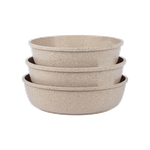 Thermo Ad Round Oven Tray Set Brown