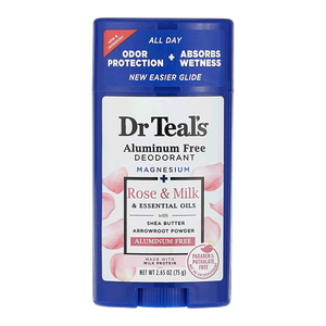Dr Teal's Aluminum Free Deodorant Rose & Milk