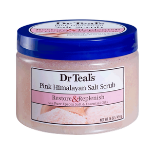 Dr Teal's Restore & Replenish Pink Himalayan Salt Scrub 
