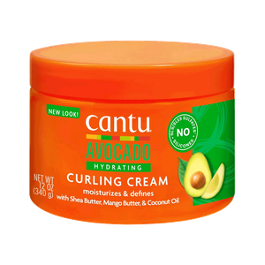 Cantu Hydrating Avocado Coconut Curl Cream w/Mango Bttr&SheaBttr,12Oz