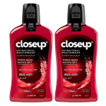 Close Up Mouth Wash Red Hot Anti-Bacterial 