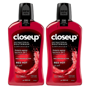 Close Up Mouth Wash Red Hot Anti-Bacterial 
