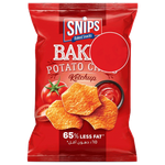 رقائق بطاطس سنابس بالكاتشب