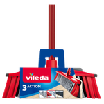 Vileda 3 Action Broom With Stick
