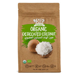جوز الهند المجفف العضوي الخالي من الغلوتين من آر بي فودز