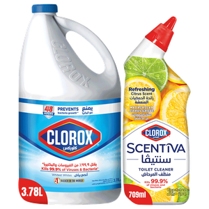 Clorox Original Liquid Bleach & Citrus Toilet Cleaner