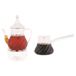 Aramoro Teapot, Warmer & Coffee Pot Set