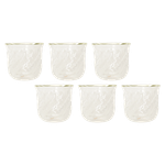 طقم أكواب قهوة زجاجية مزدوجة الجدار من مولوم