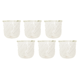 Mooloom Double Wall Glass Cawa Cup Set