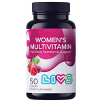 Livs Women's Multivitamin Strawberry-Cherry-Raspberry Flavored Gummies