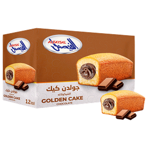 Al Faysal Golden Cake Filled With Chocolate Cream