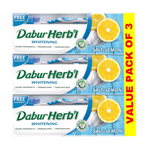 Dabur Herbal Whitening Toothpaste Salt & Lemon