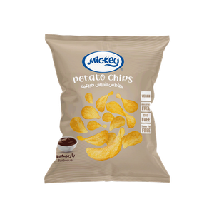 Mickey Natural BBQ Flavor Potato Chips