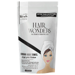 منشفة توربان لتجفيف الشعر بسرعة من هير ووندرز - أبيض