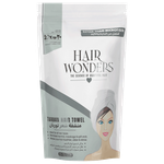 منشفة توربان لتجفيف الشعر بسرعة من هير ووندرز - رمادي