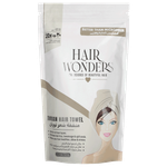 Hair Wonders Fast Drying Turban Hair Towel - Caramel