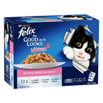 Felix Kitten Menus Chicken Tuna Beef In Jelly Cat Food