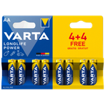 Varta Longlife Power Aa Alkaline Batteries