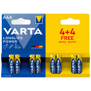 Varta Longlife Power Aaa Alkaline Batteries
