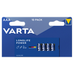 بطاريات قلوية AA باور طويلة العمر بتغليف Vp10 من فارتا