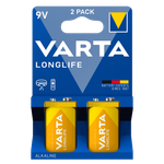 Varta Longlife 9V Alkaline Battery