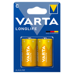 بطاريات قلوية C طويلة العمر من فارتا