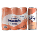 Rawdatain Sugar Free Sparkling Mineral Water Peach