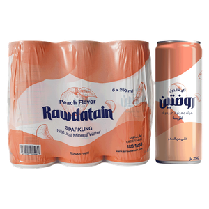 Rawdatain Sugar Free Sparkling Mineral Water Peach
