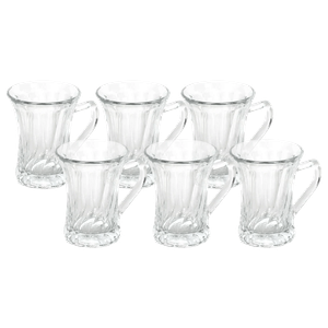 Al Saif Classic Glass Tea Cup Set