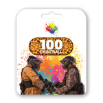 Paintball Gift Card Entry With 100 Paintballs 