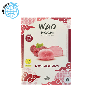 Wao Raspberry Mochi Ice Cream