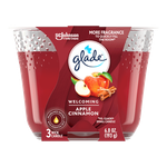 Glade Apple Cinnamon Scented Candle 