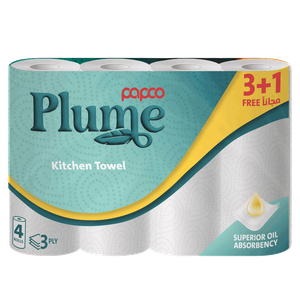 Papco Plume Kitchen Towels Absorbent