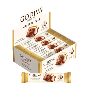 علبة أسد شوكولاتة حليب كراميل من جوديفا