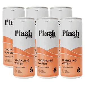 Flash Soda Raspberry Sparkling Water