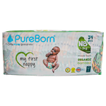 Pureborn New Born Single Nappies - ( 1-3 kg )