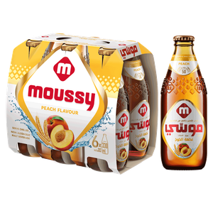 Moussy Peach Flavor Drink