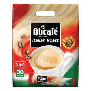 Ali Café 3 In 1 Italian Roast Sachets Bag