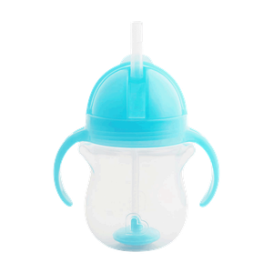 Munchkin Any Angle Weighted Straw Trainer Cup Large - Blue
