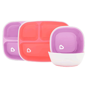 Munchkin Splash Dining Set - Pink & Purple