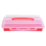 Plast Art Cake Storage Box Rectangle Shape