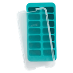 Brabantia Lekue Round Ice Cube Tray With Lid Turquoise