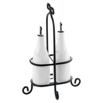 Chef Table Gourmet Oil & Vinegar Set With Rack