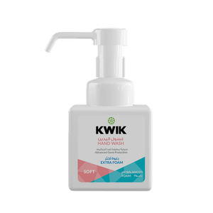 غسول اليد الرغوي الناعم المضاد للبكتيريا من كويك